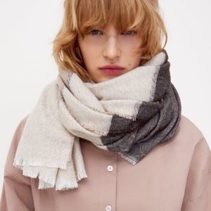 Zara soft feel striped scarf